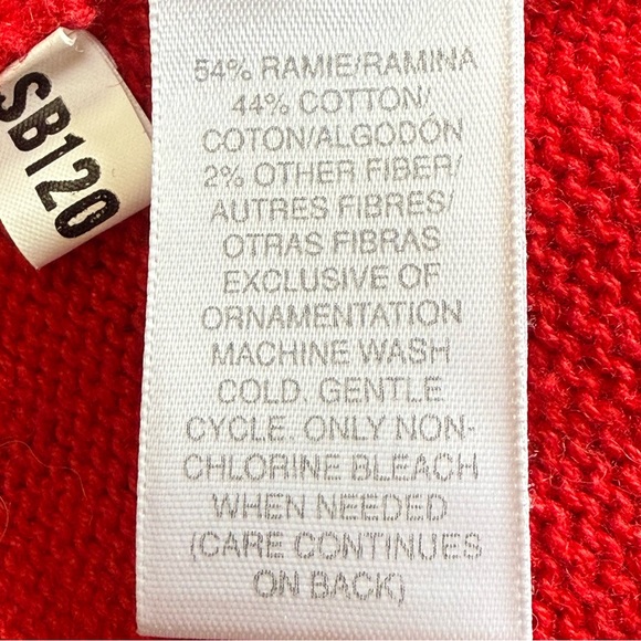 Susan Bristol Vintage Crazy Cat Lady Sweater Vest Leopard Trim size Medium - Picture 9 of 12